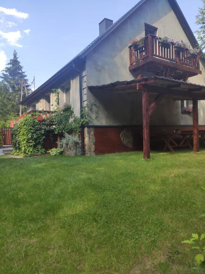 Dom Nad Jeziorem Strazym Zbiczno Buitenkant foto